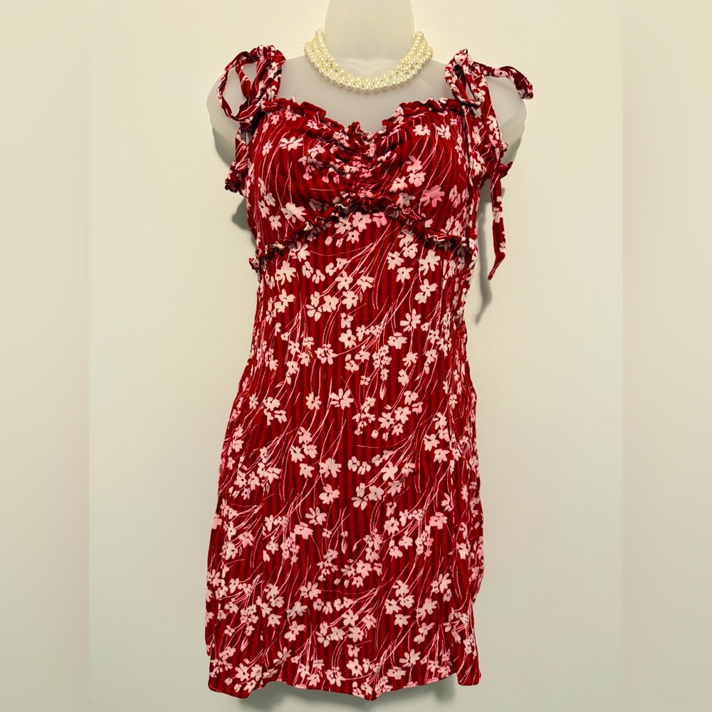 ❤️Free People super cute mini dress/top size 10 🌺🌺🌺